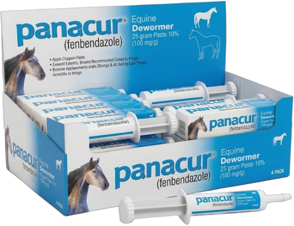 PANACUR® Paste (fenbendazole) pack of 4